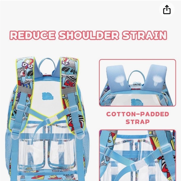 HTWO Blue boys‎ backpack NWT - Picture 3 of 5